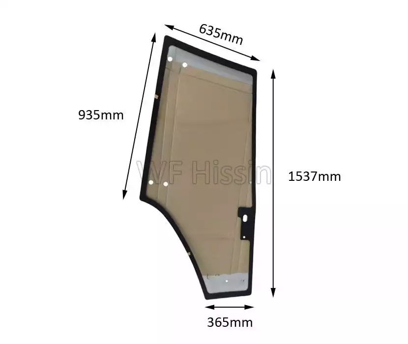 Left door glass TD